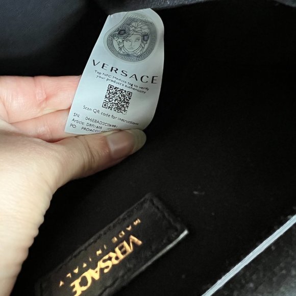 VERSACE Medusa Quilted Leather Backpack - Picture 8 of 12